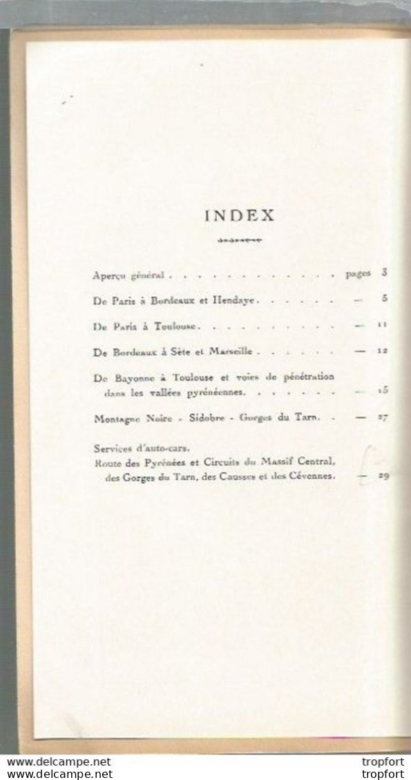 CA / Vintage / Guide 1932 Les PYRENEES Et Leurs Voies D'accès // Bayonne Hendaye Sète Marseille 35 Pages - Dépliants Touristiques