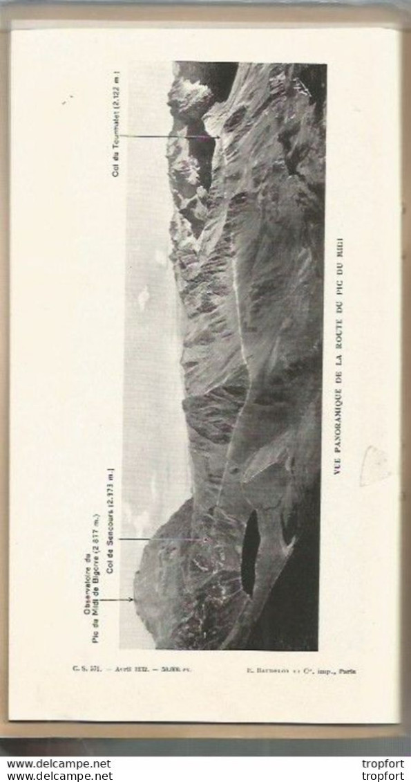 CA / Vintage / Guide 1932 Les PYRENEES et leurs voies d'accès // Bayonne Hendaye Sète Marseille 35 pages