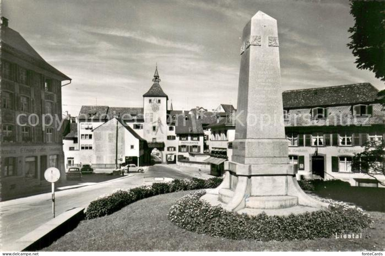 13734035 Liestal BL Teilansicht Obelisk Militaerpost  - Sonstige & Ohne Zuordnung