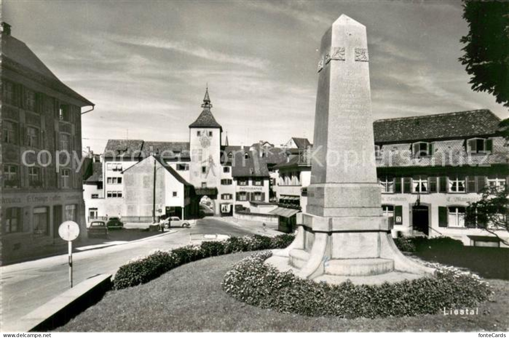 13734035 Liestal BL Teilansicht Obelisk Militaerpost  - Altri & Non Classificati