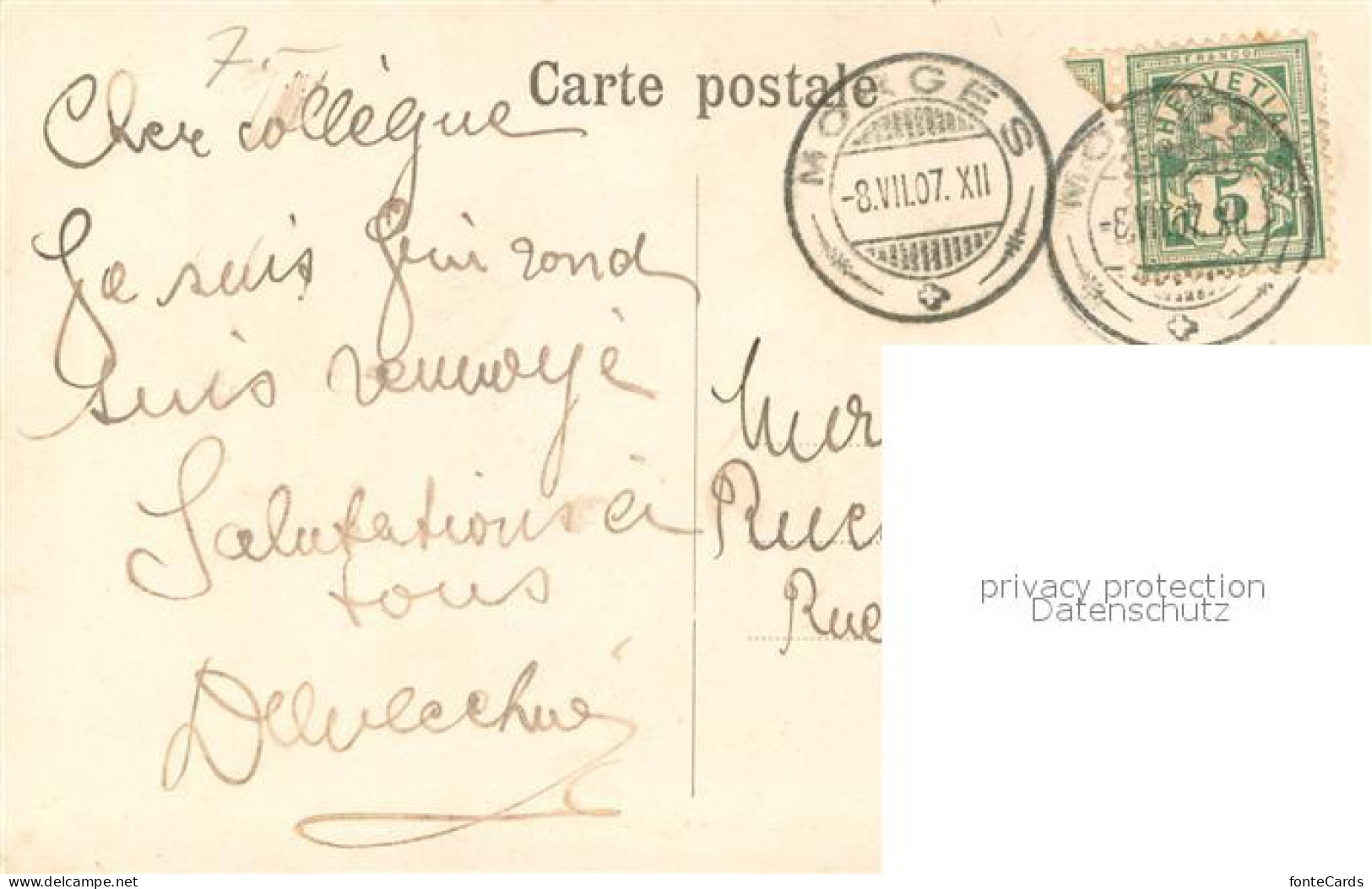 13733355 Morges Les Chateaux Vaudois En 1907 Morges - Other & Unclassified