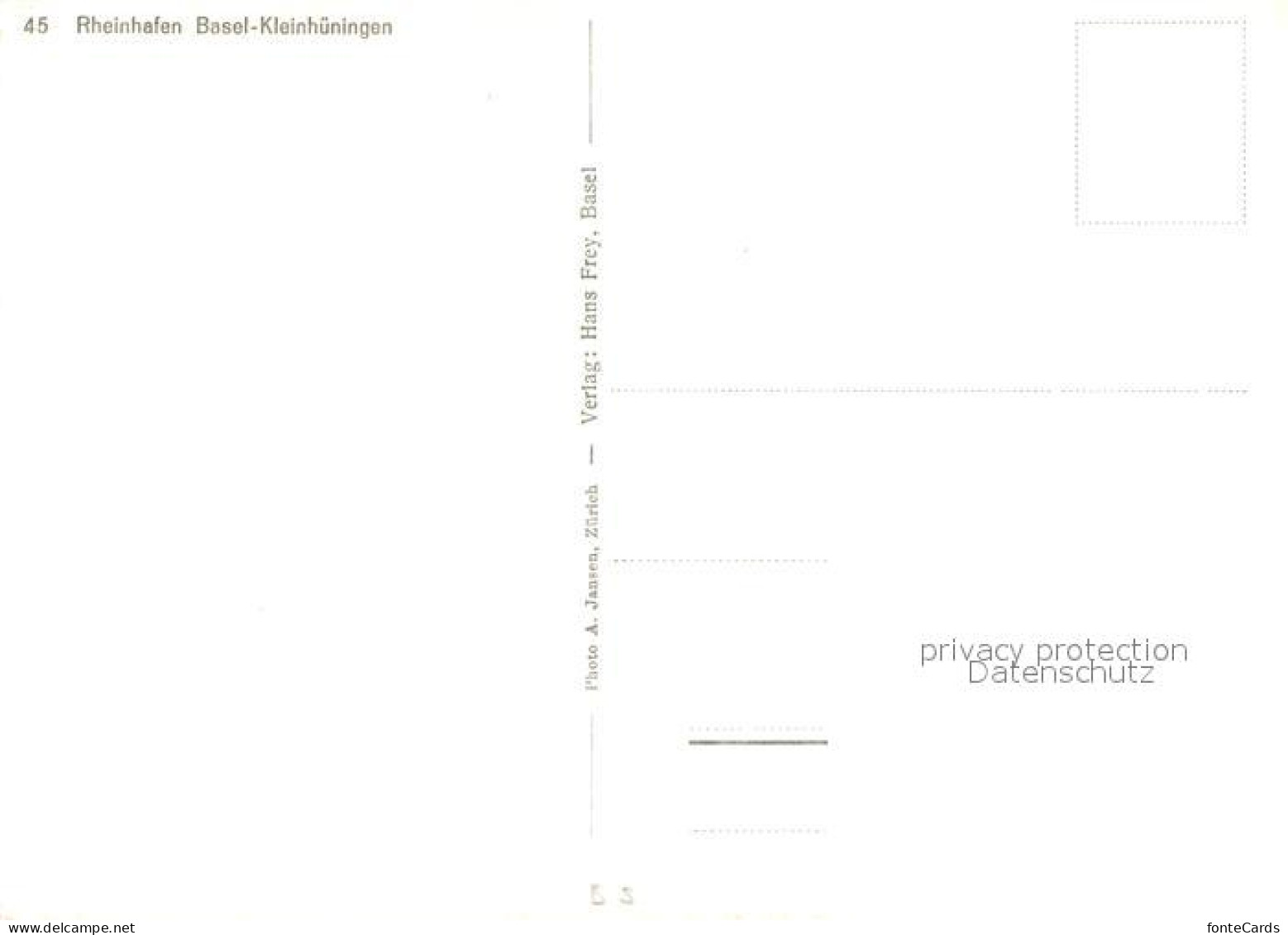 13728365 Kleinhueningen Rheinhafen Fliegeraufnahme Kleinhueningen - Otros & Sin Clasificación