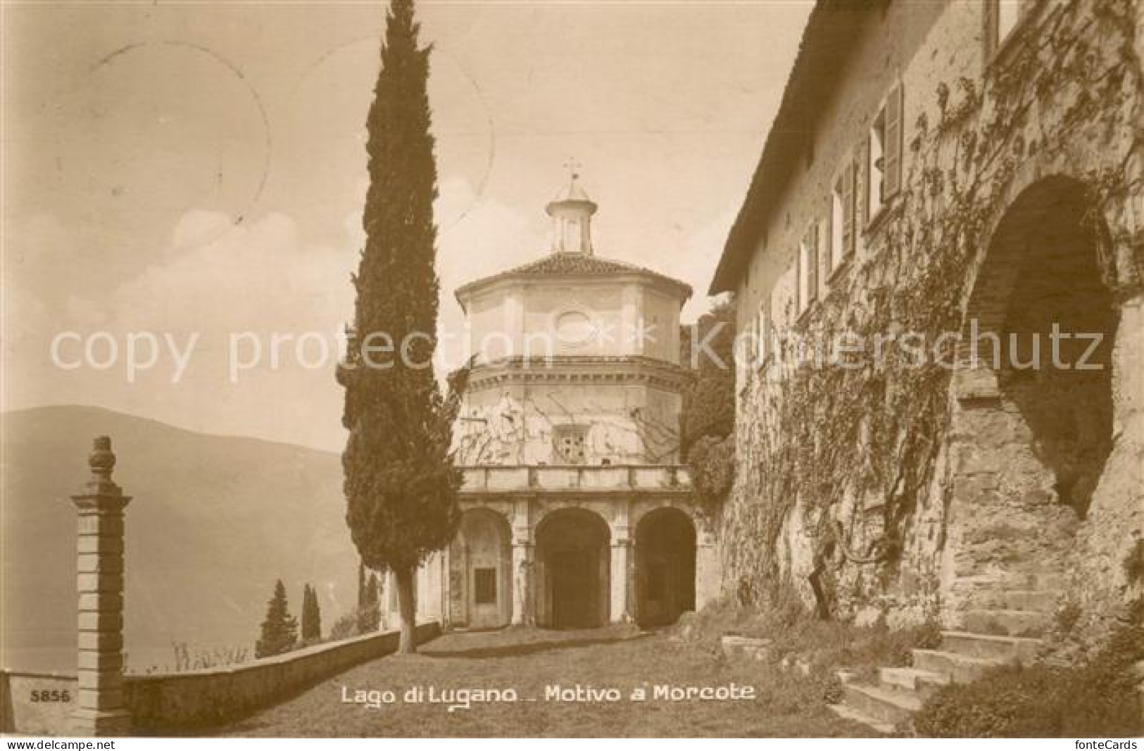 13727035 Morcote Lago Di Lugano Kirche Morcote Lago Di Lugano - Sonstige & Ohne Zuordnung