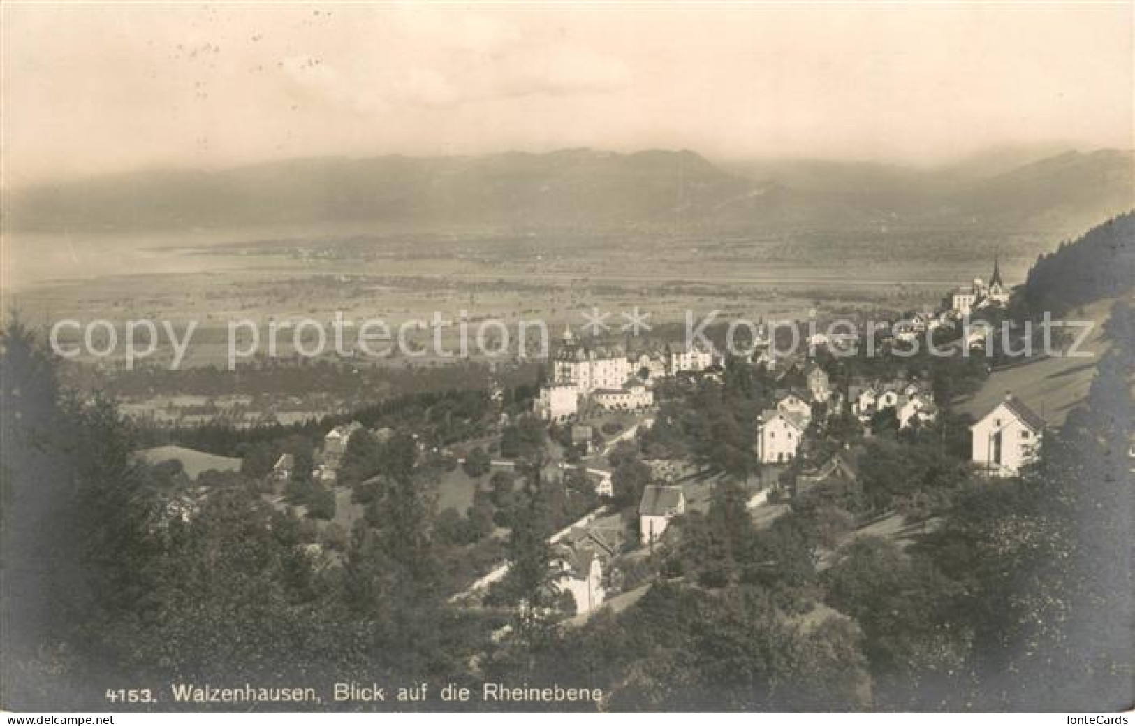 13726925 Walzenhausen AR Blick Auf Die Rheinebene Walzenhausen AR - Sonstige & Ohne Zuordnung