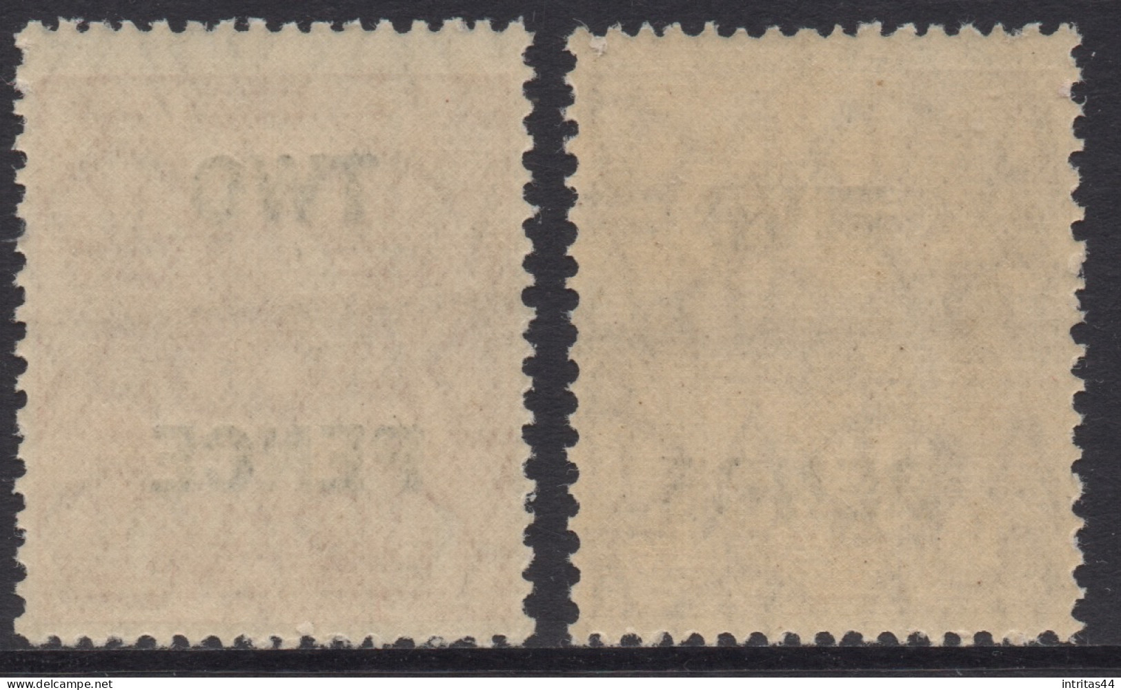 AUSTRALIA 1930 SURCH KGV  2d ON 1.1.2d AND 5d ON 4.1/2d SET  SMW  SG.119 /120 MNH. - Neufs