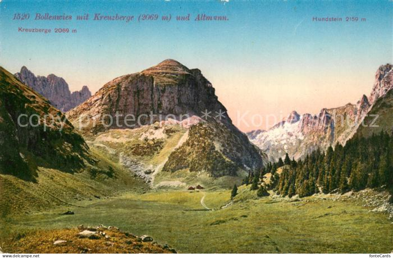 13724195 Bruelisau IR Landschaftspanorama Bollenwies Mit Kreuzberge Und Altmann  - Sonstige & Ohne Zuordnung