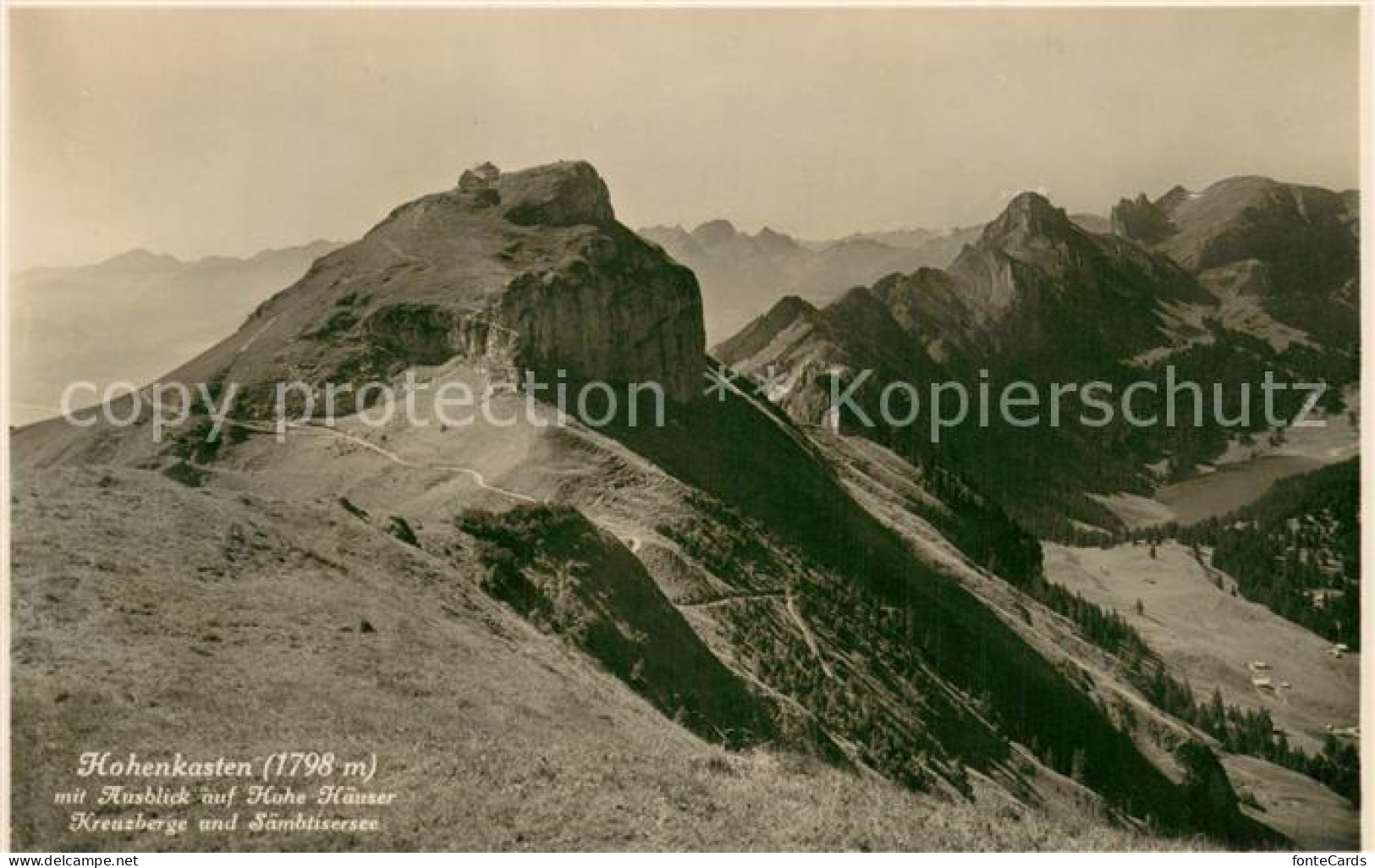 13724145 Hohenkasten Hoher Kasten 1799m IR Mit Ausblick Auf Hohe Haeuser Kreuzbe - Other & Unclassified