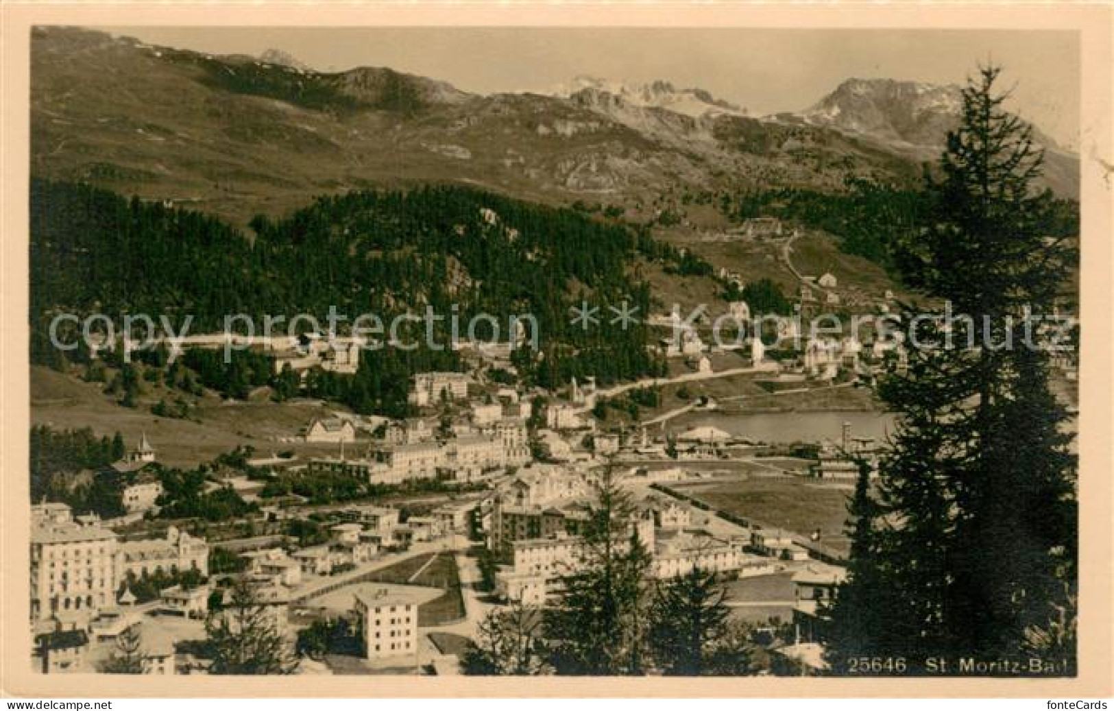 13724105 St Moritz Bad GR Panorama Alpen St Moritz Bad GR - Sonstige & Ohne Zuordnung