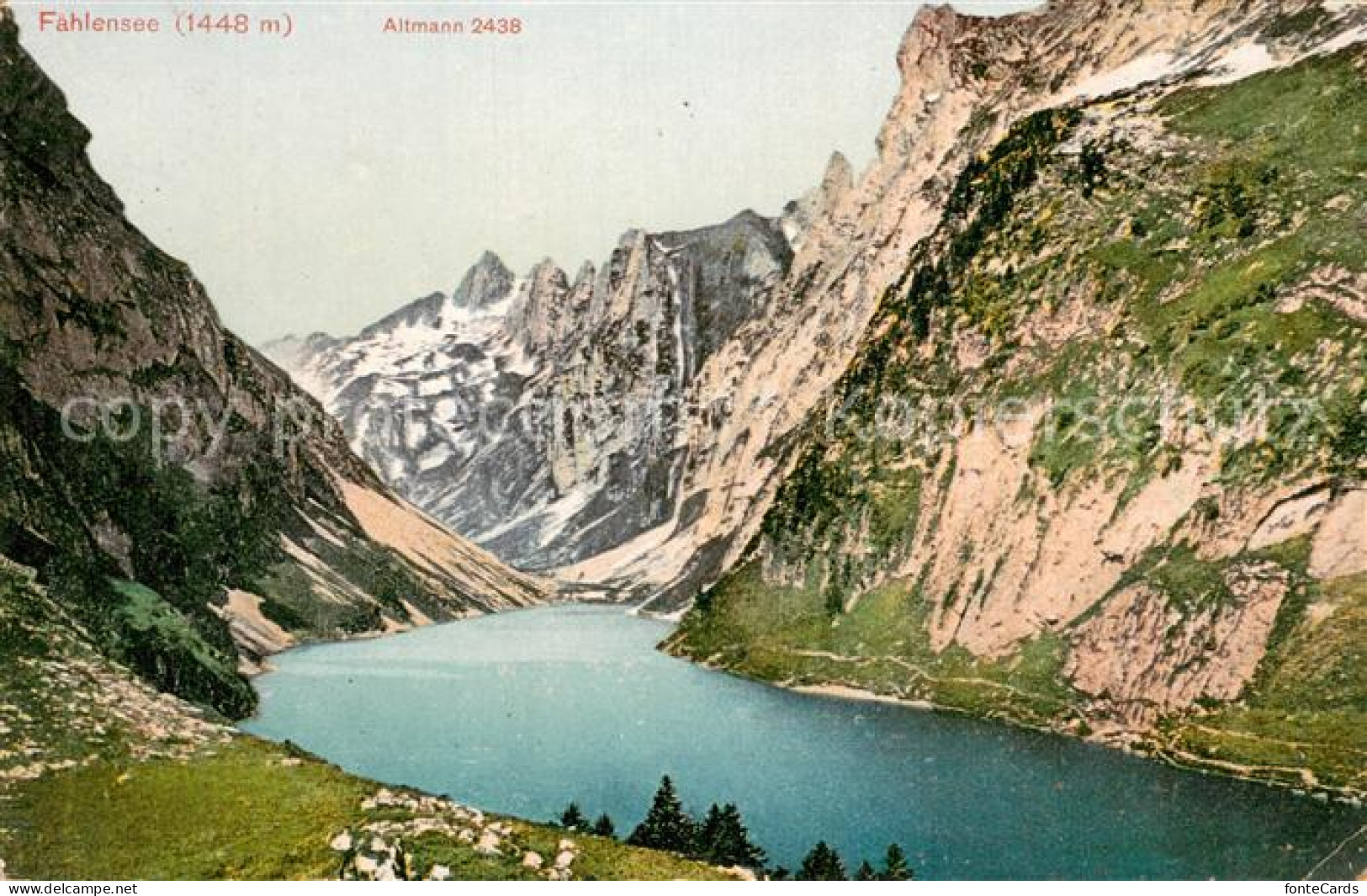 13724075 Faehlensee IR Bergsee Mit Altmann Alpstein Appenzeller Alpen  - Other & Unclassified