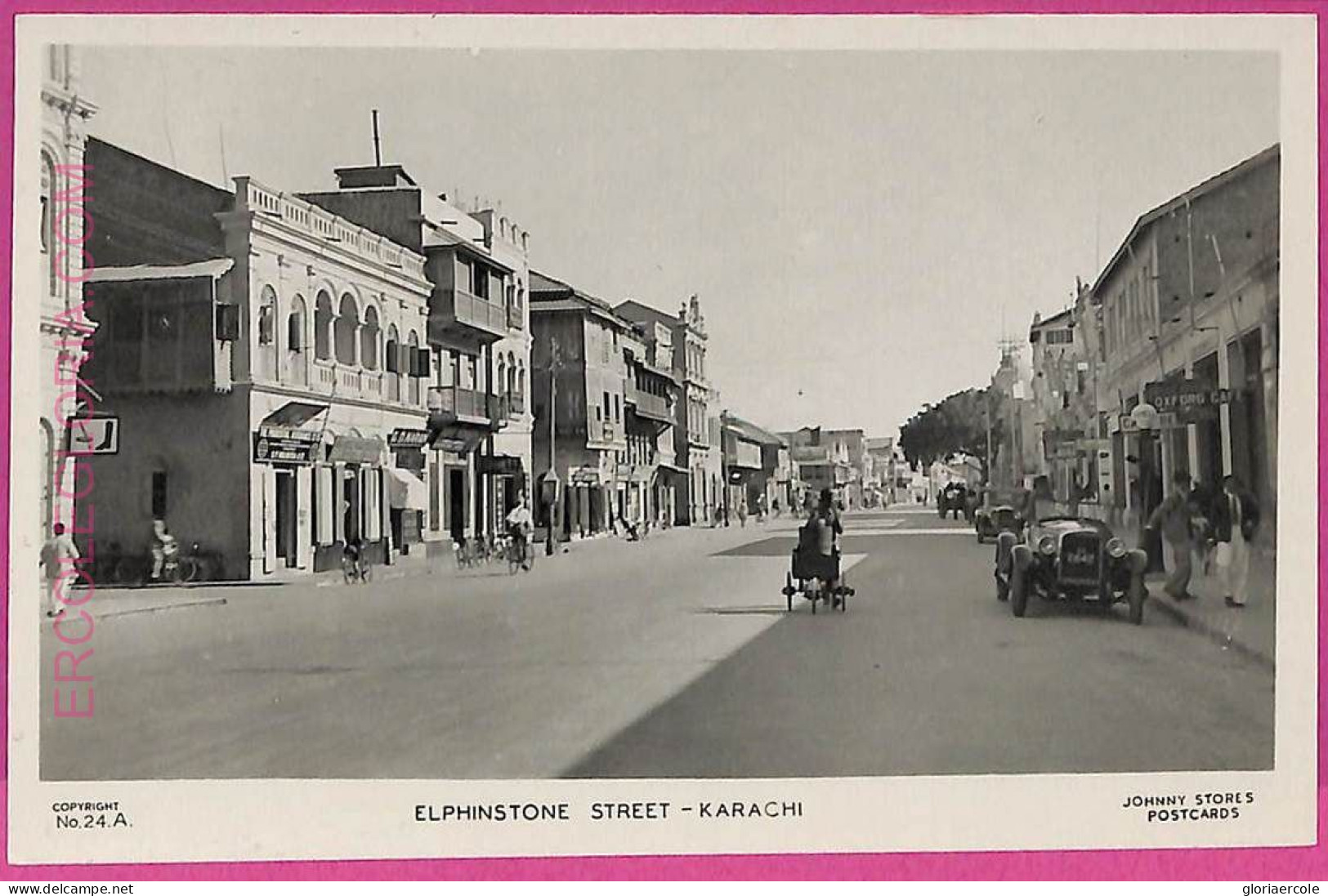 Ag3716  - INDIA - VINTAGE POSTCARD - Karachi,Elphinstone Street - Indonesia