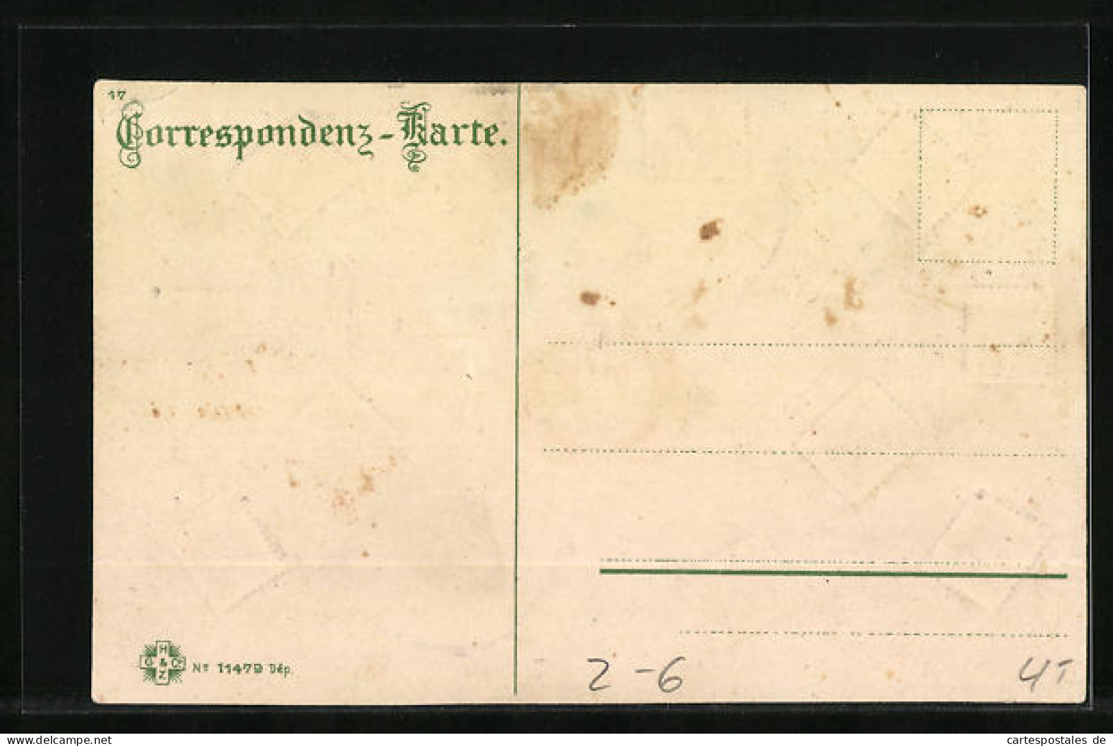 AK Briefmarkensprache, In Gedanken Bei Dir  - Briefmarken (Abbildungen)