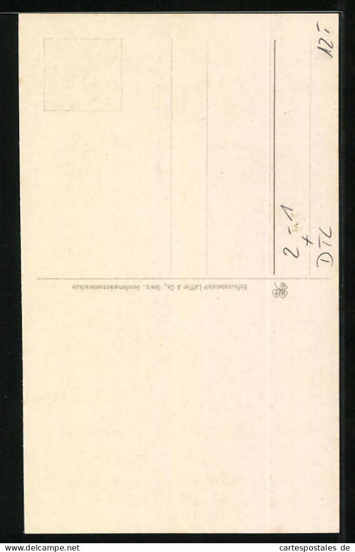 AK Hof, 2. Oberfränk. Philatelisten-Tag 1924, Postbote Mit Horn Zu Tisch, Briefmarken  - Timbres (représentations)