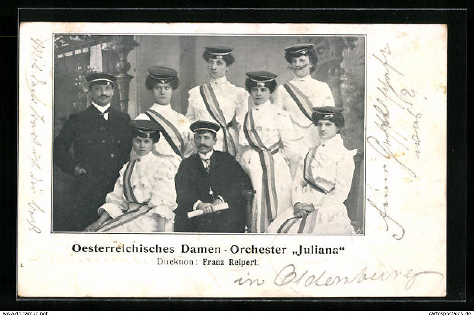 AK Oesterreichisches Damen-Orchester Juliana  - Music And Musicians