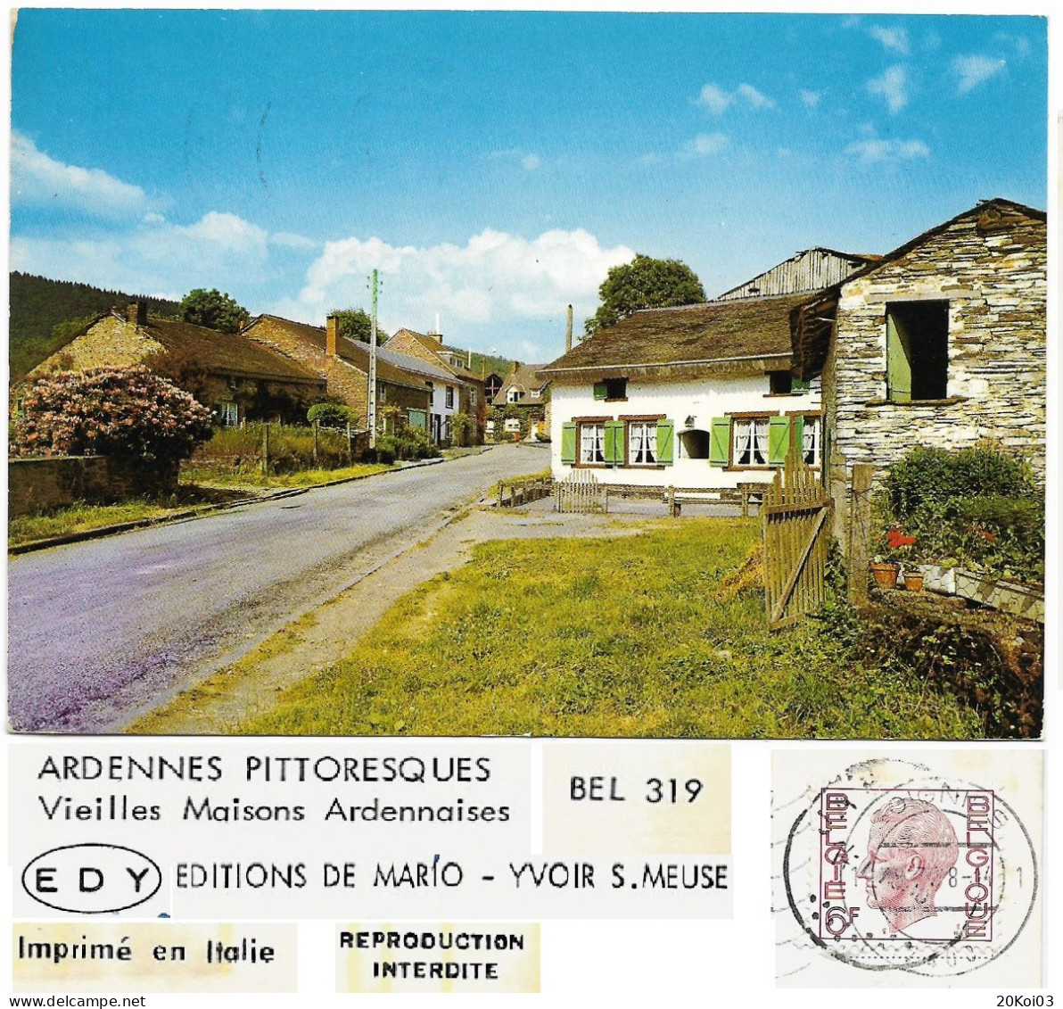 Ardennes Pittoresques Vieilles Maisons Ardennaises (+/-Tintigny)_Luxembourg_CPSM Vintage - Tintigny