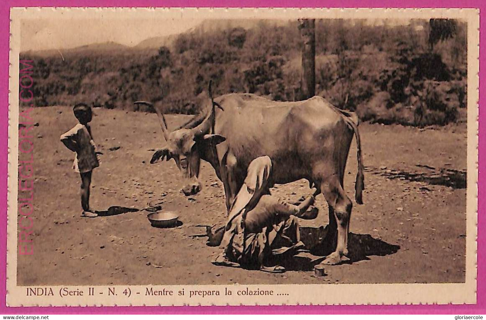 Ag3726  - INDIA - VINTAGE POSTCARD - ETHNIC - India