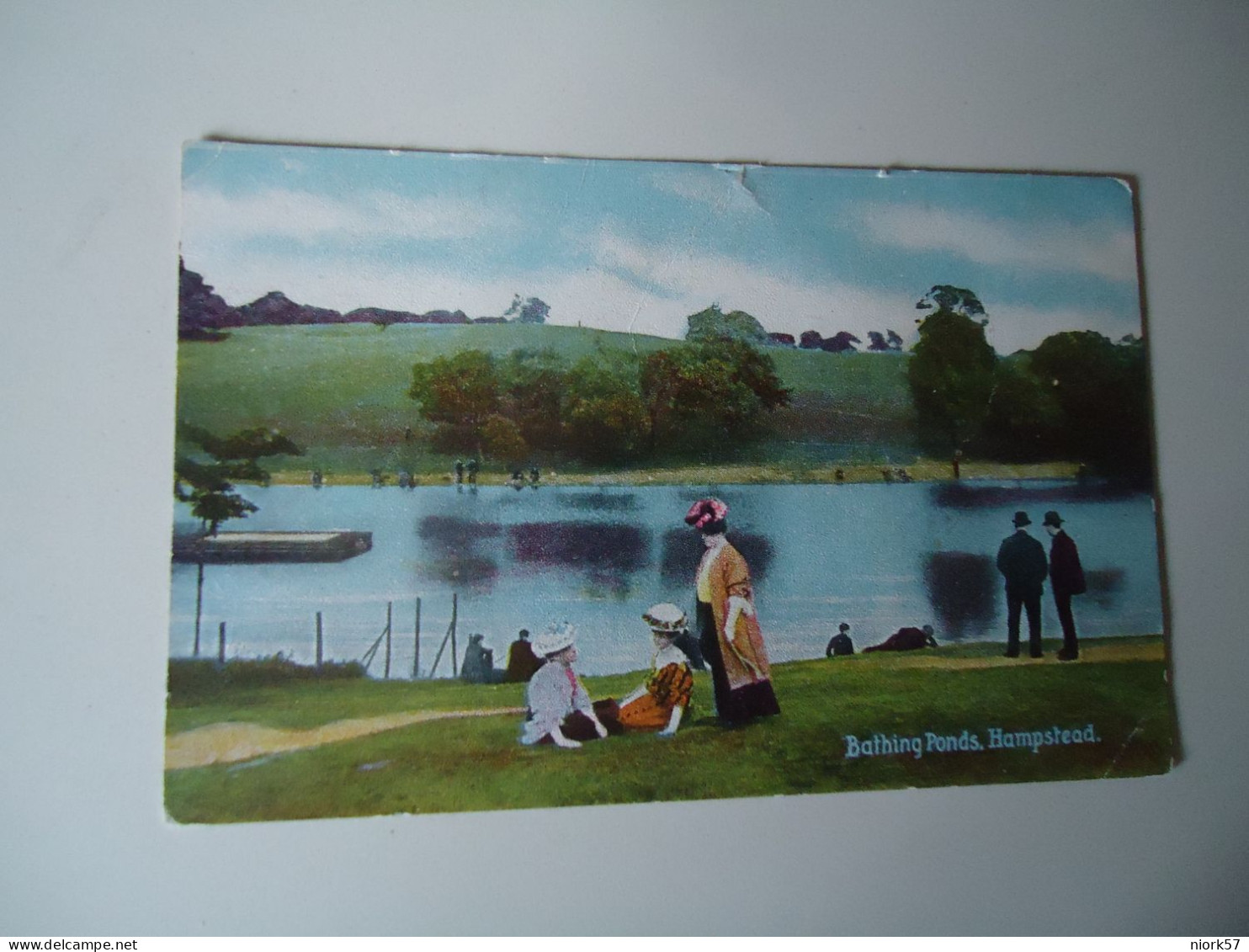 UNITED KINGDOM  POSTCARDS  1909 HAMPESTEAD BATHING PONDS   MORE  PURHASES 10% DISCOUNT - Autres & Non Classés