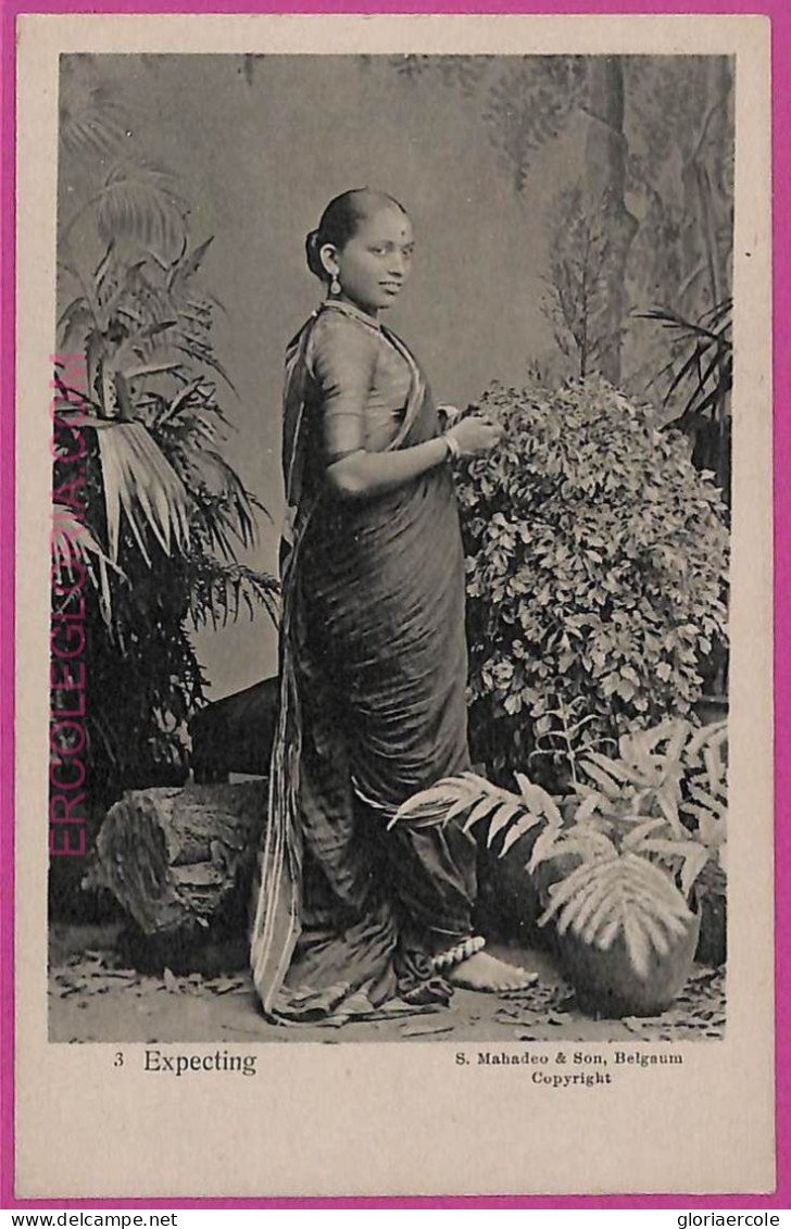 Ag3734  - INDIA - VINTAGE POSTCARD - Costumes - Indien