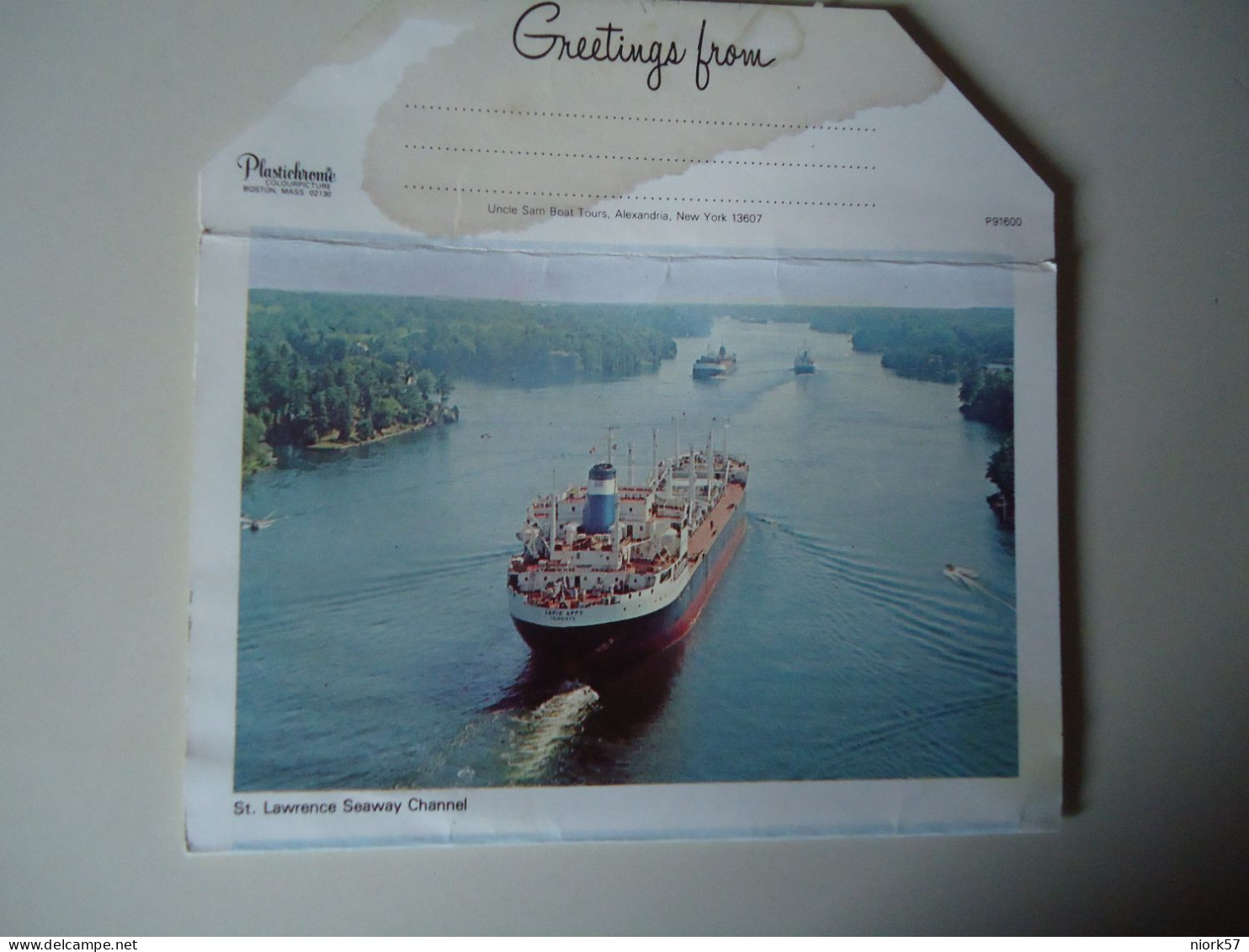 UNITED STATES  POSTCARDS  BOATS TOURS NEW YORK    MORE  PURHASES 10% DISCOUNT - Otros & Sin Clasificación