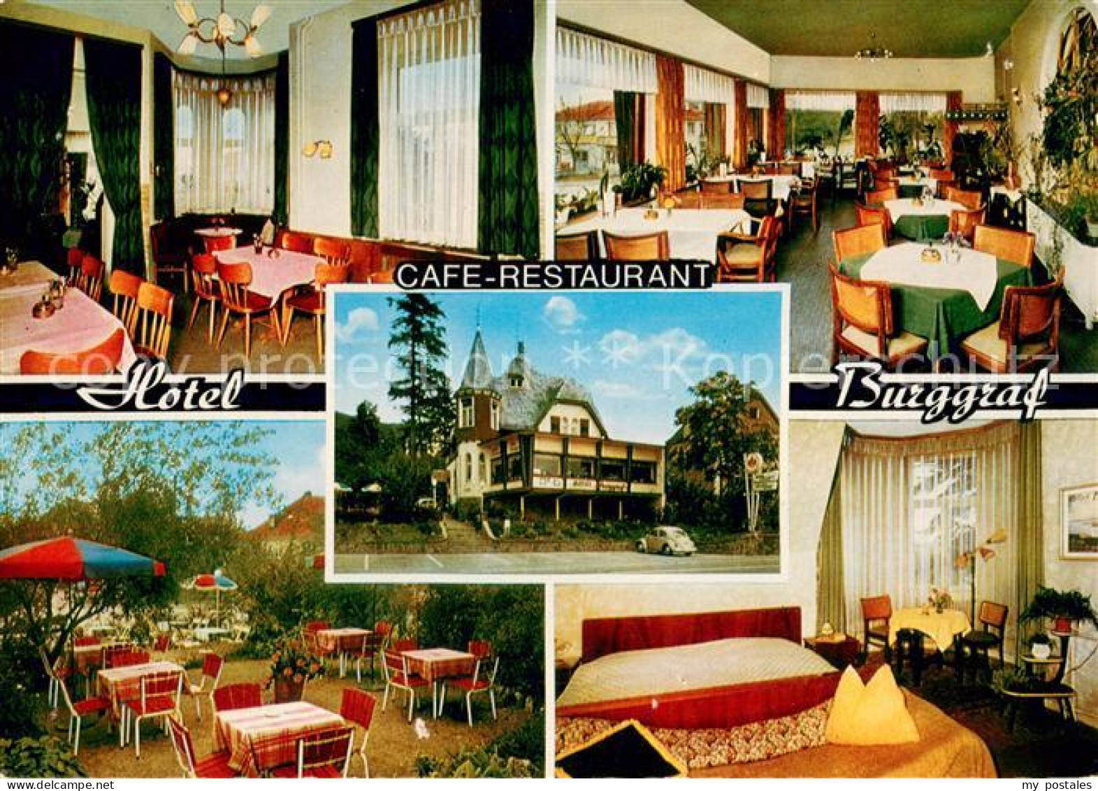 73660384 Auerbach Bergstrasse Hotel Burggraf Cafe Restaurant Terrasse Fremdenzim - Bensheim