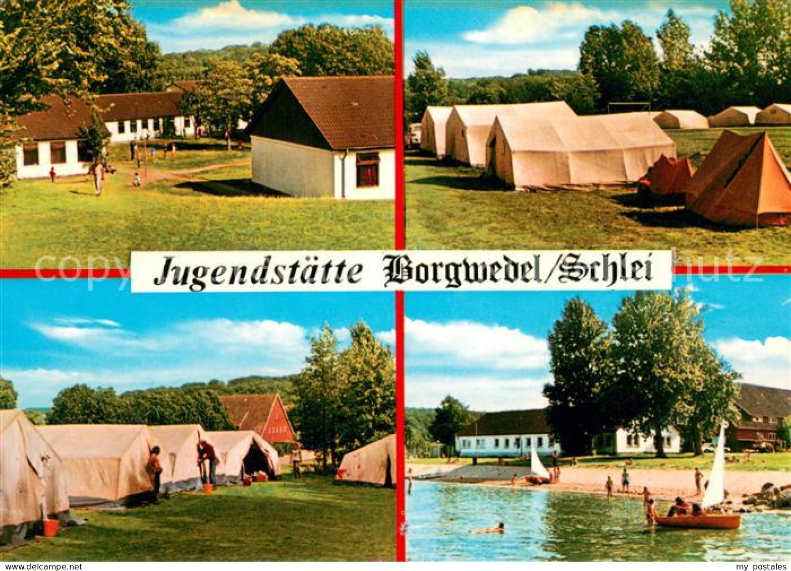 73660368 Borgwedel Kreisjugendstaette Ferienhaeuser Zelte Badestrand Borgwedel - Autres & Non Classés