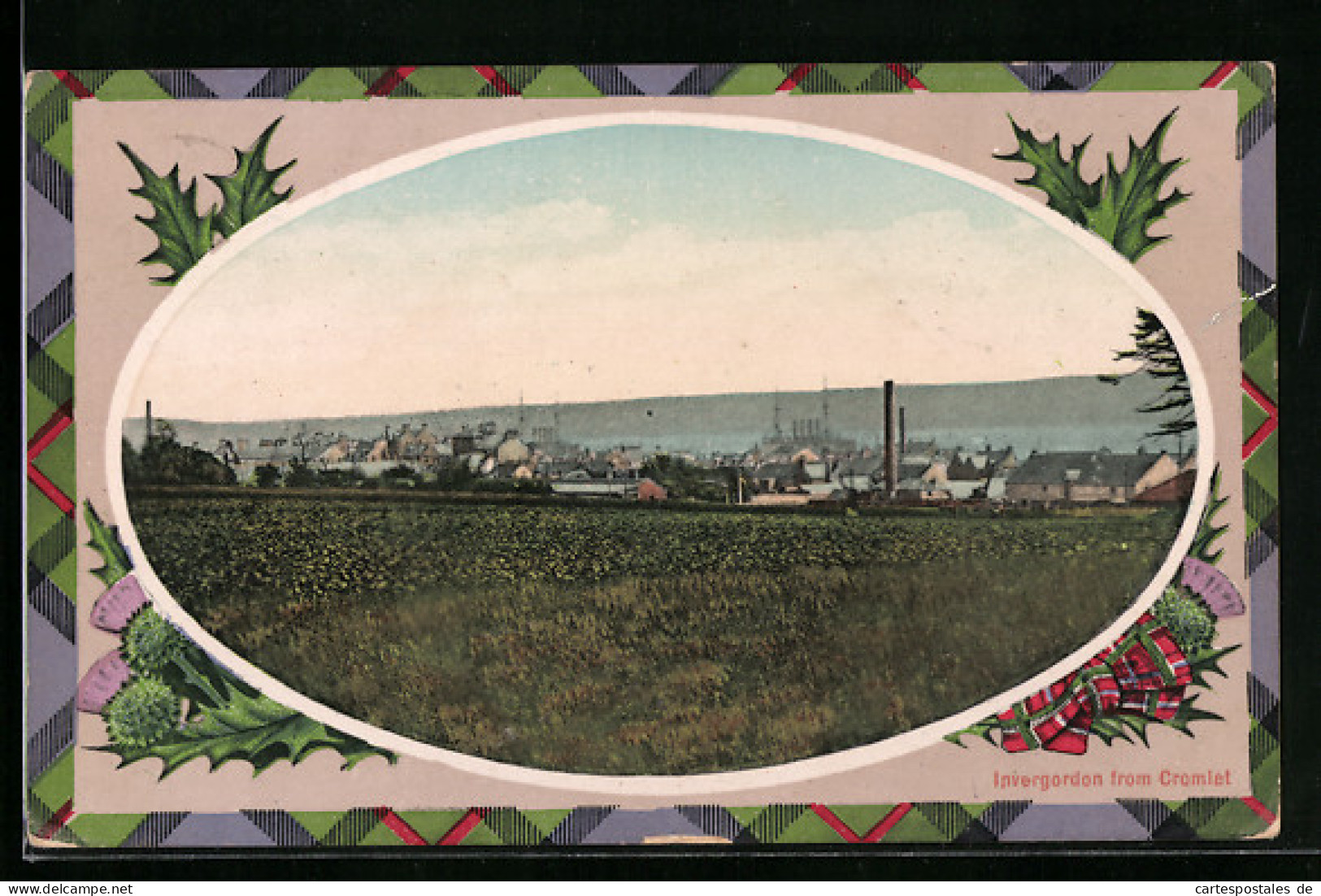 Pc Invergordon, Panorama From Cromlet, Passepartout  - Sonstige & Ohne Zuordnung