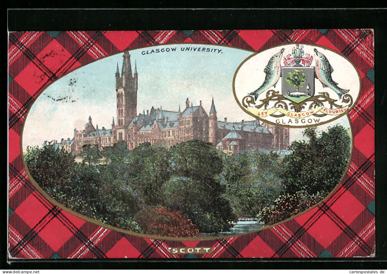 Pc Glasgow, University, Wappen, Passepartout  - Other & Unclassified