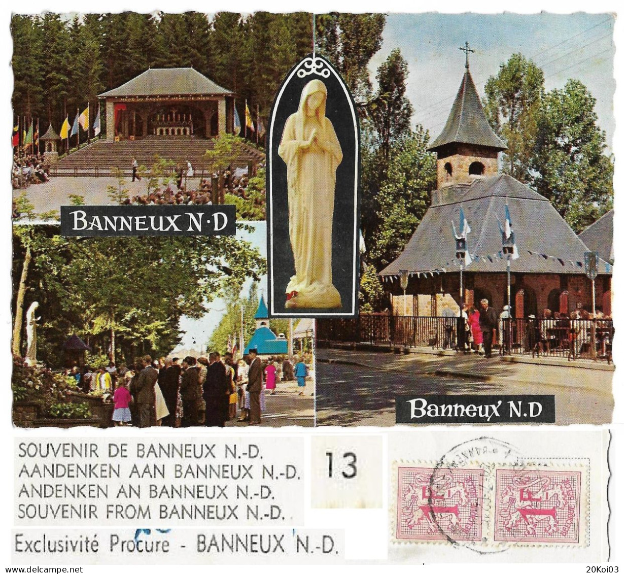 BANNEUX-NOTRE-DAME, La Chapelle De Kapel Sprimont LOUVEIGNE Liège CPSM Vintage - Sprimont