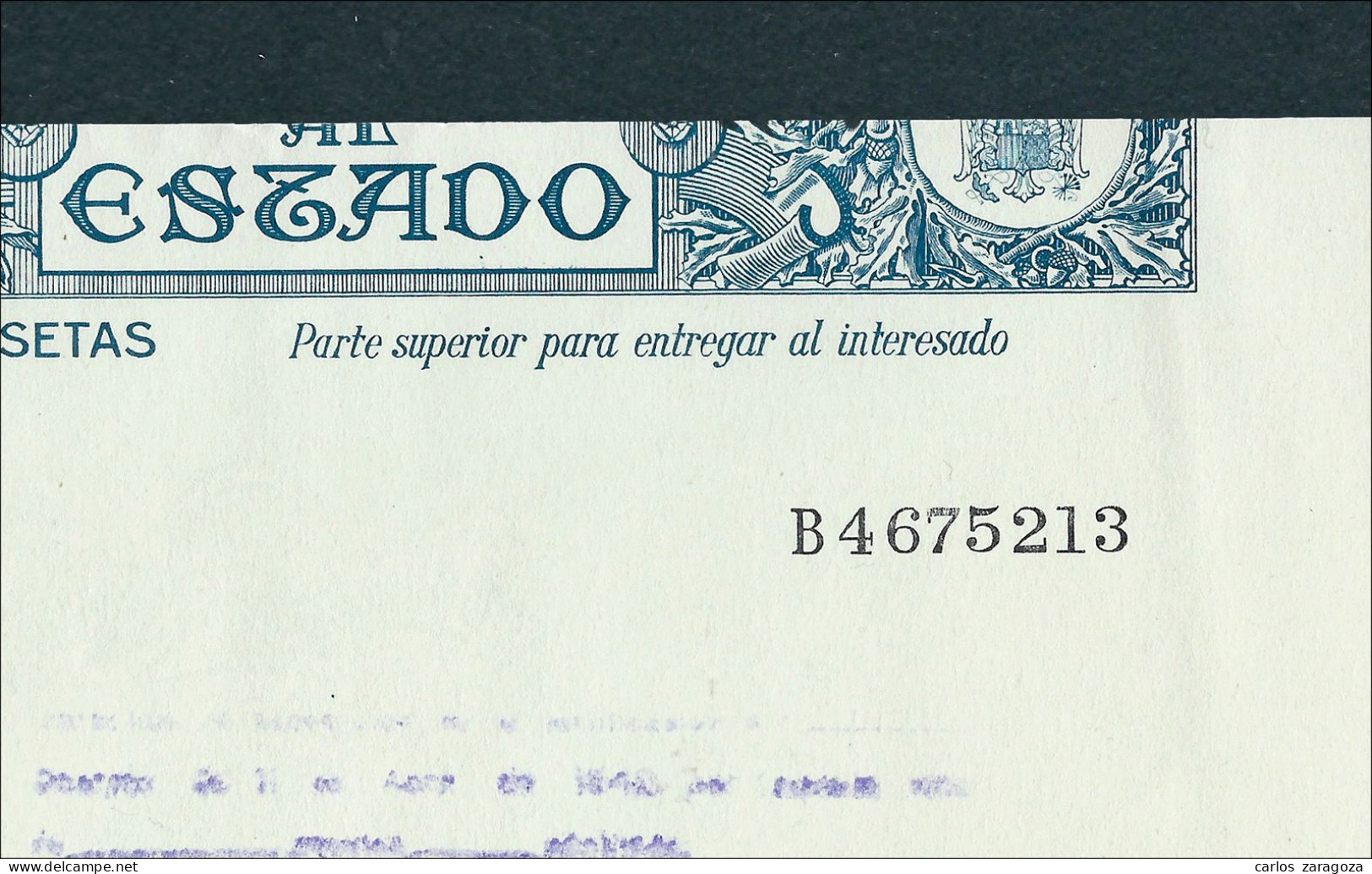 ESPAÑA 1942—PAGOS AL ESTADO 25 Ptas—Marca De Agua: AGUILA + TIMBRE DEL ESTADO - Steuermarken