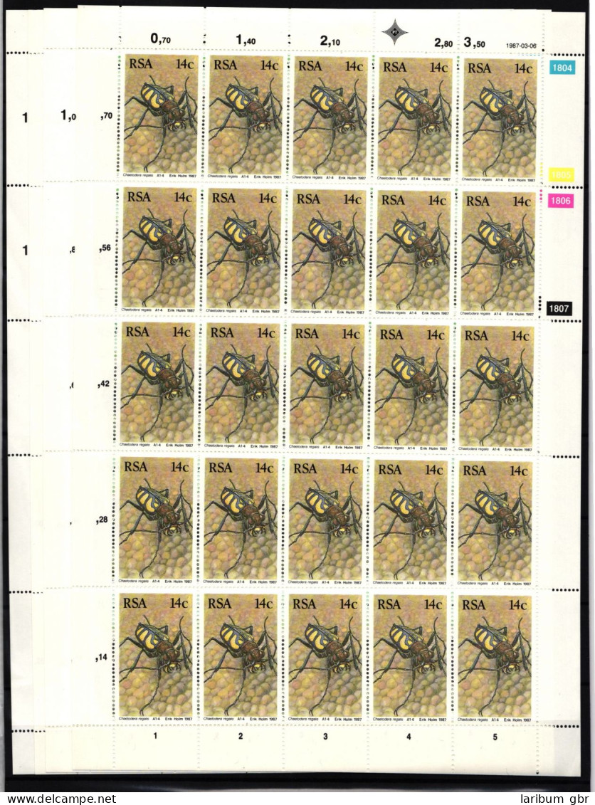 Südafrika 701-704 Postfrisch Zusammendruckbögen / Insekten #IH220 - Sonstige & Ohne Zuordnung