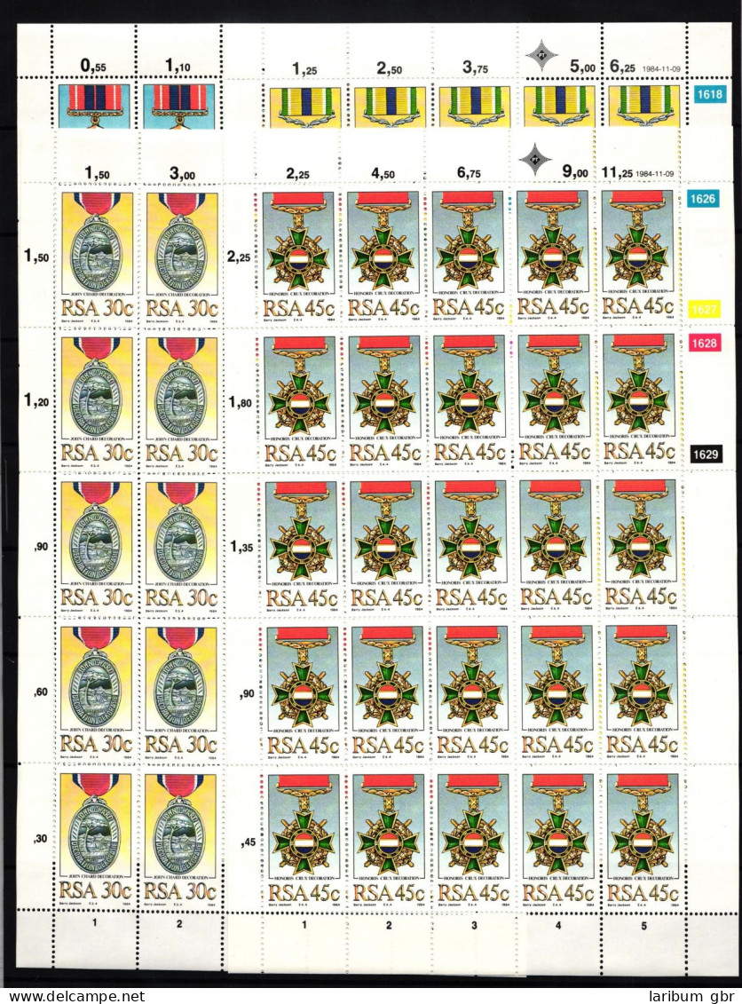 Südafrika 661-664 Postfrisch Zusammendruckbögen / Militär #IH232 - Andere & Zonder Classificatie