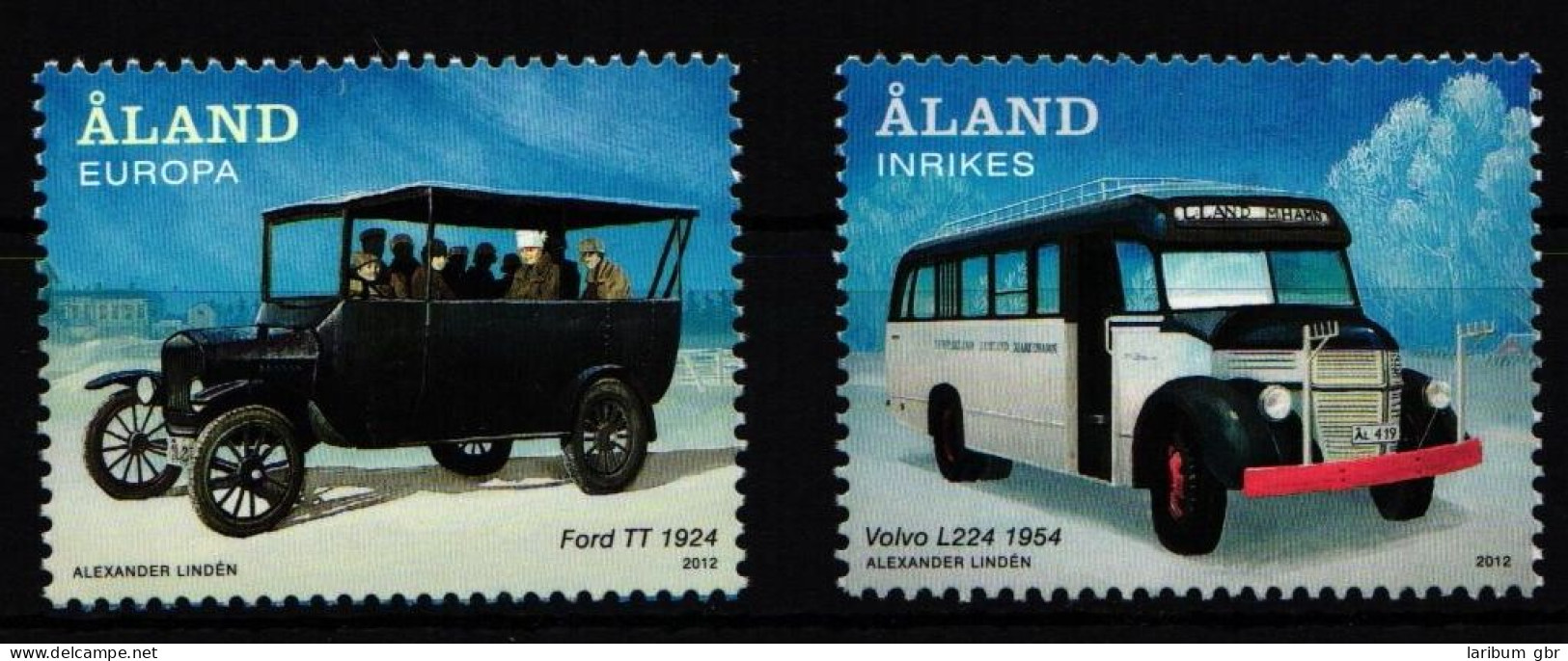 Aland 365 Und 366 Postfrisch Auto #IH328 - Ålandinseln