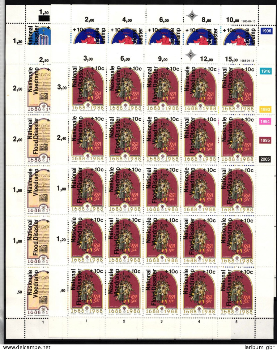 Südafrika 731-738 Postfrisch Zusammendruckbögen / Naturkatastrophen #IH213 - Autres & Non Classés