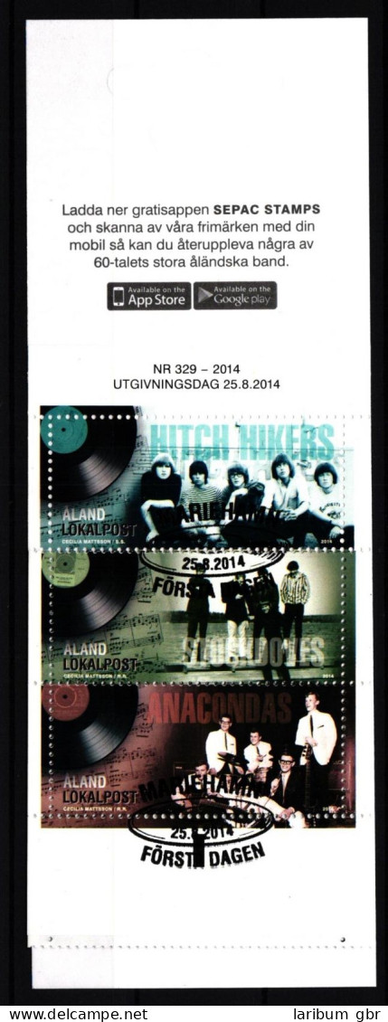 Aland 396-398 Gestempelt Markenheft 22 Mit Ersttagsstempel / Musik #IH301 - Aland