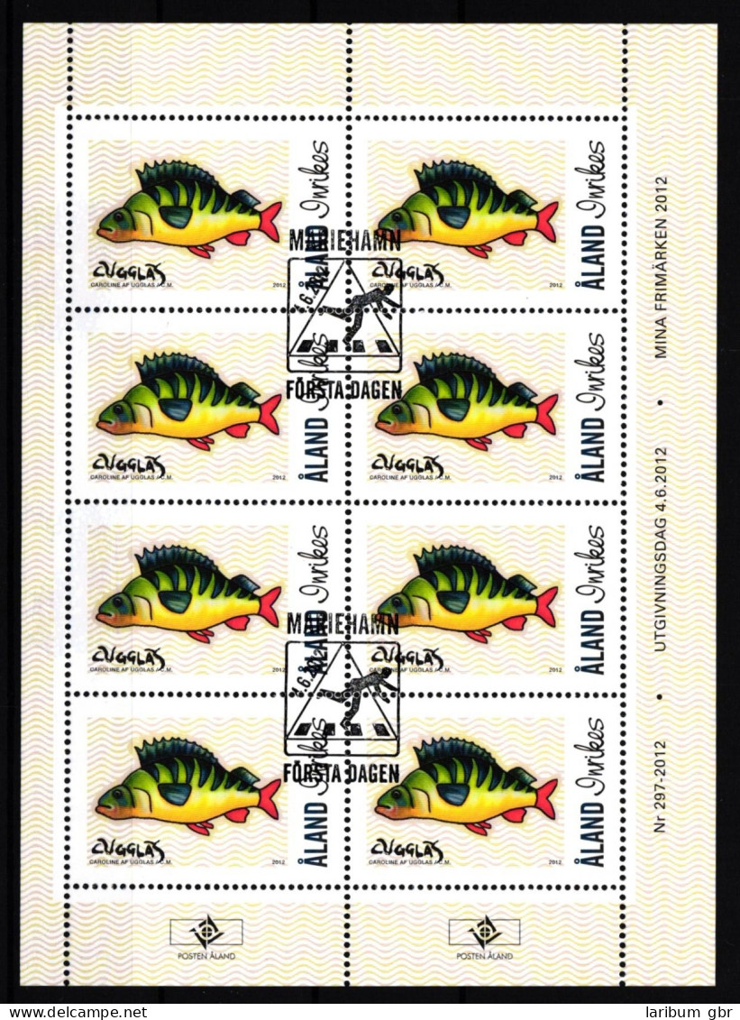 Aland 361 Gestempelt Kleinbogen Mit Ersttagsstempel / Fischfang #IH284 - Aland