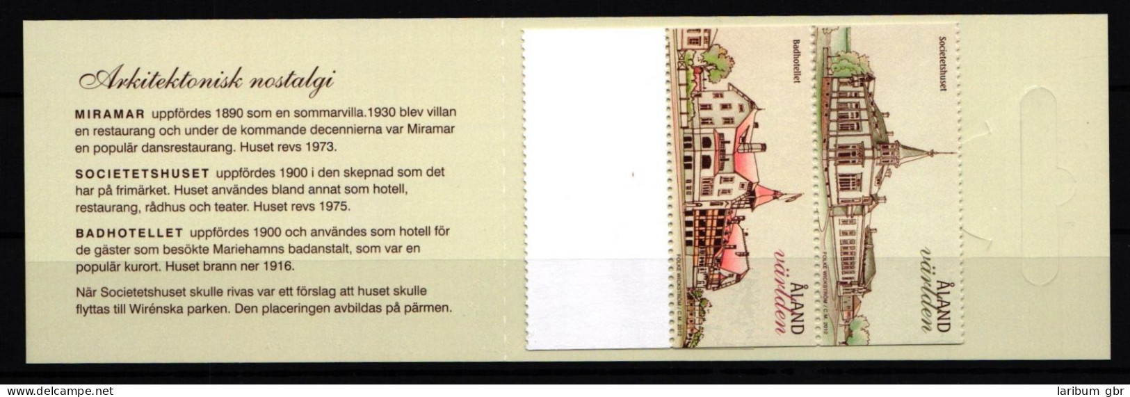 Aland 362-364 Postfrisch Markenheft 20 / Architektur #IH305 - Ålandinseln