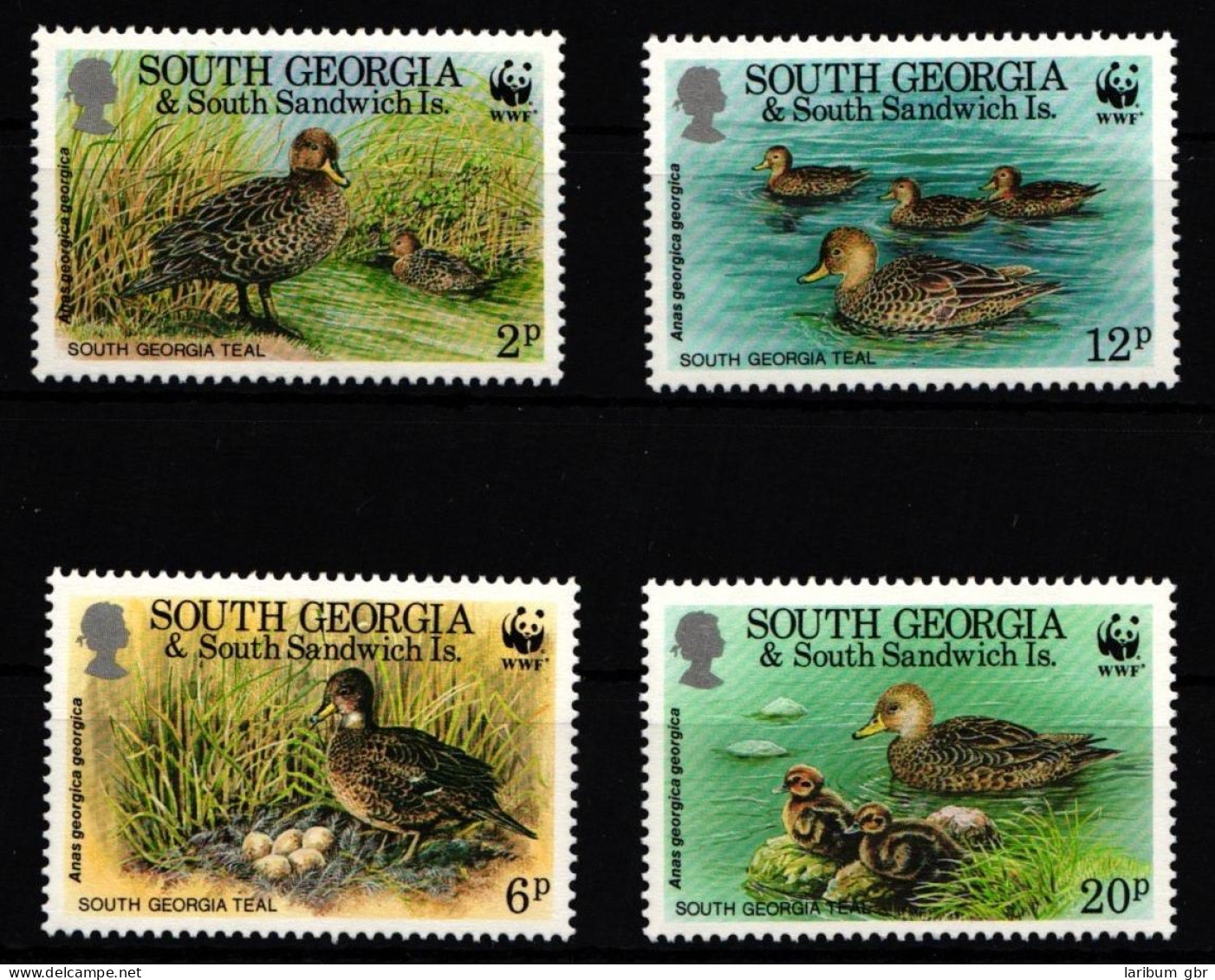 Süd-Georgien 203-206 Postfrisch Vögel #IH354 - Autres & Non Classés