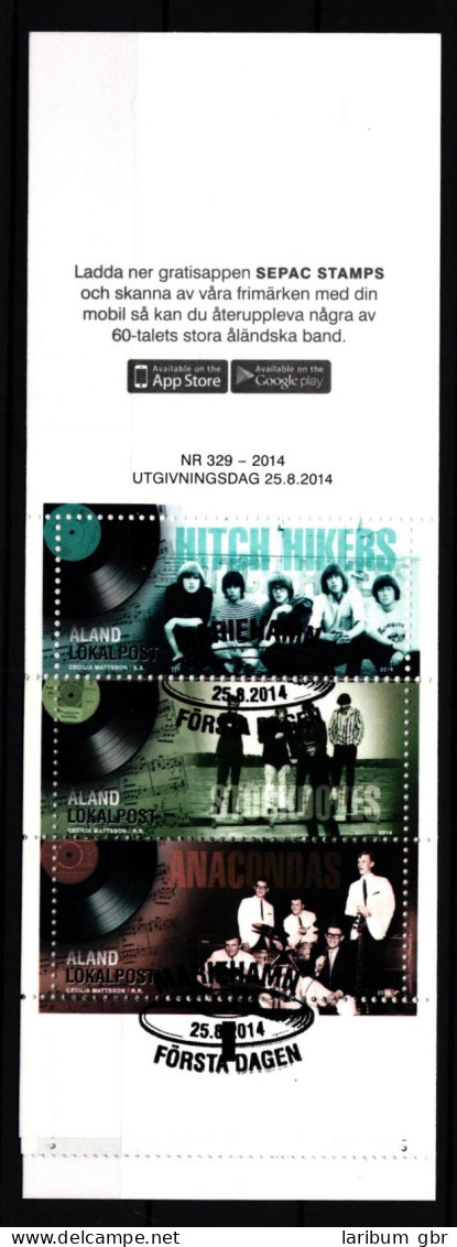 Aland 396-398 Gestempelt Markenheft 22 Mit Ersttagsstempel / Musik #IH300 - Ålandinseln