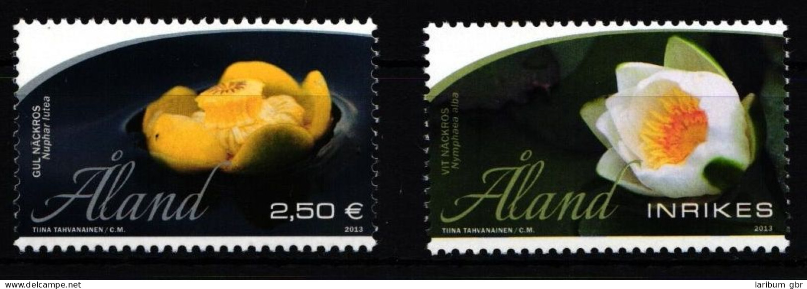 Aland 377 Und 378 Postfrisch Blumen #IH329 - Aland