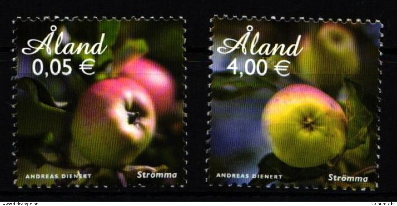 Aland 346 Und 347 Postfrisch Äpfel #IH324 - Ålandinseln