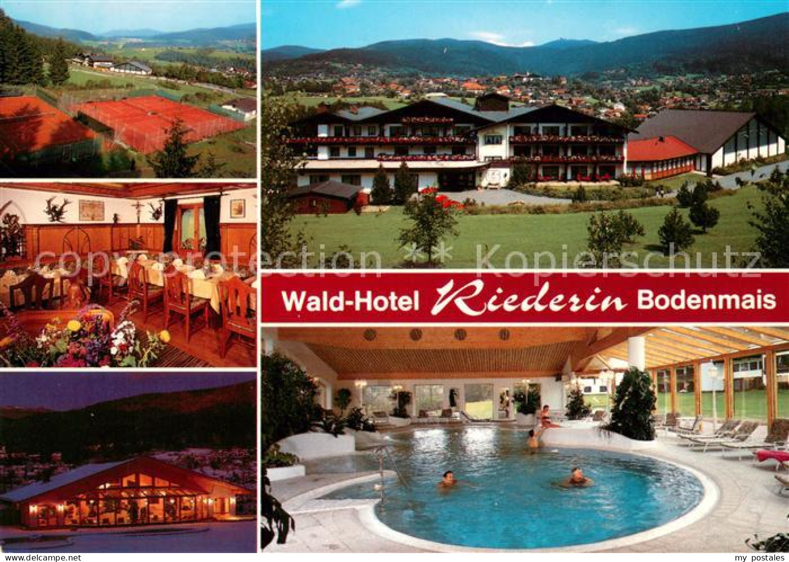 73659888 Bodenmais Waldhotel Riederin Restaurant Erlebnis-Hallenbad Tennisanlage - Bodenmais