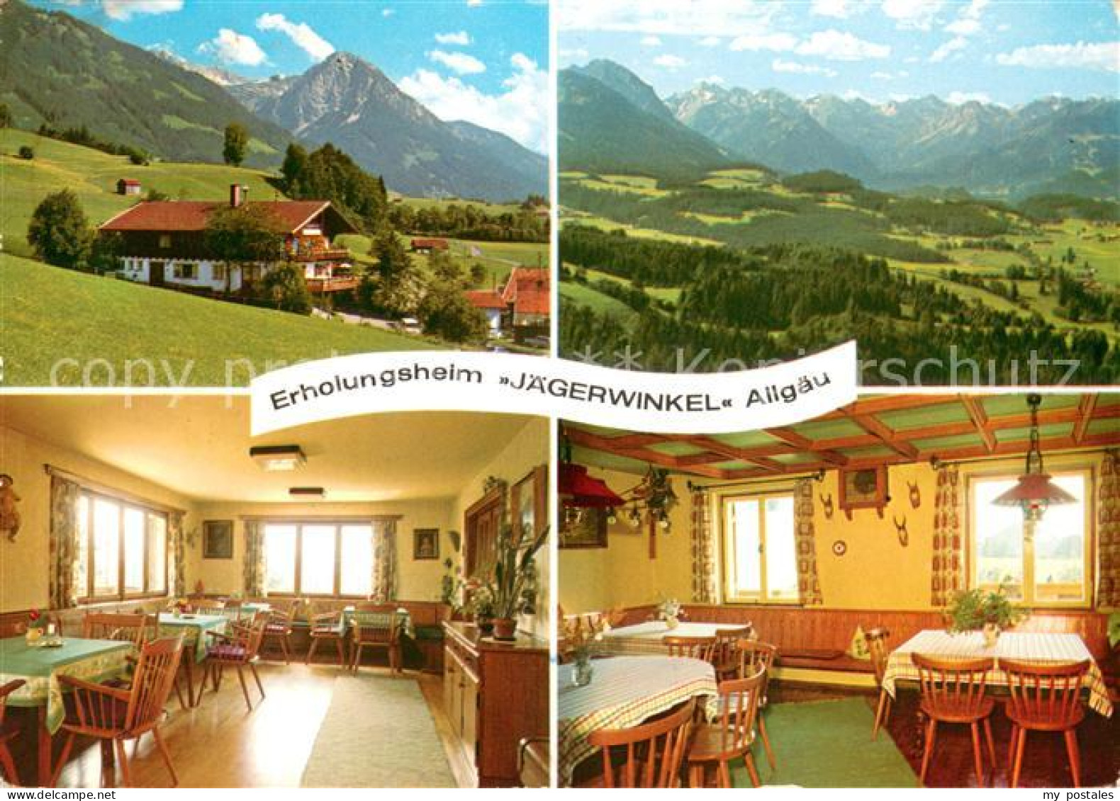 73659858 Unterthalhofen Allgaeu Erholungsheim Jaegerwinkel Restaurant Landschaft - Fischen