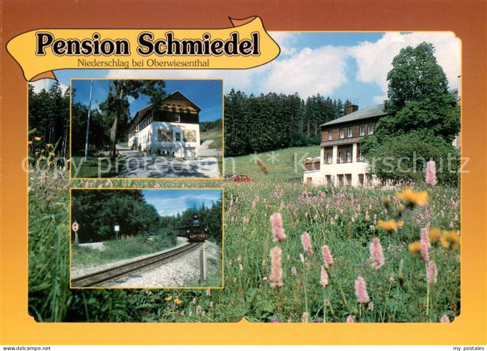 73659848 Baerenstein Annaberg-Buchholz Pension Schmiedel Eisenbahn Dampflokomoti - Bärenstein