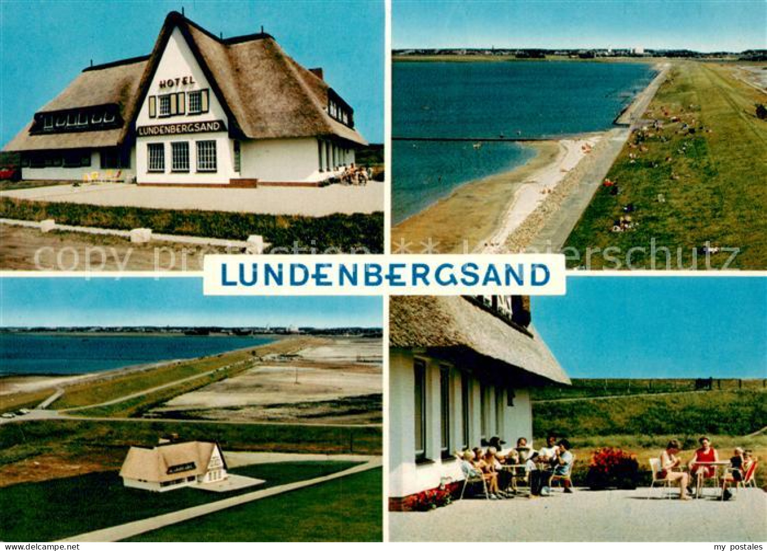 73659820 Simonsberger Koog Hotel Lundenbergsand Terrasse Deich Strand Fliegerauf - Autres & Non Classés