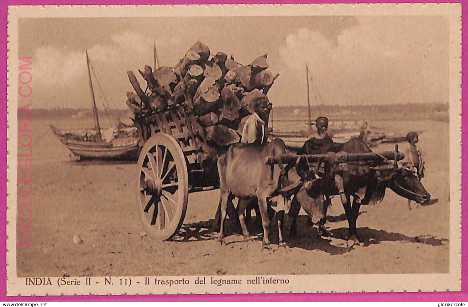 Ag3745 - INDIA - VINTAGE POSTCARD - Ethnic - Indien