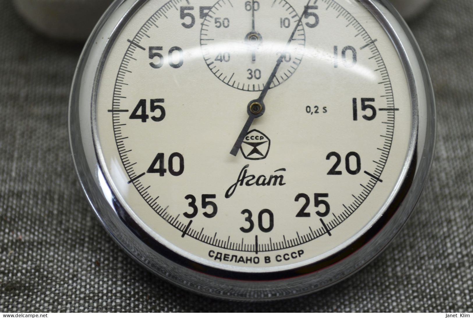 Vintage Ussr Stopwatch Агат Working - Horloge: Zakhorloge