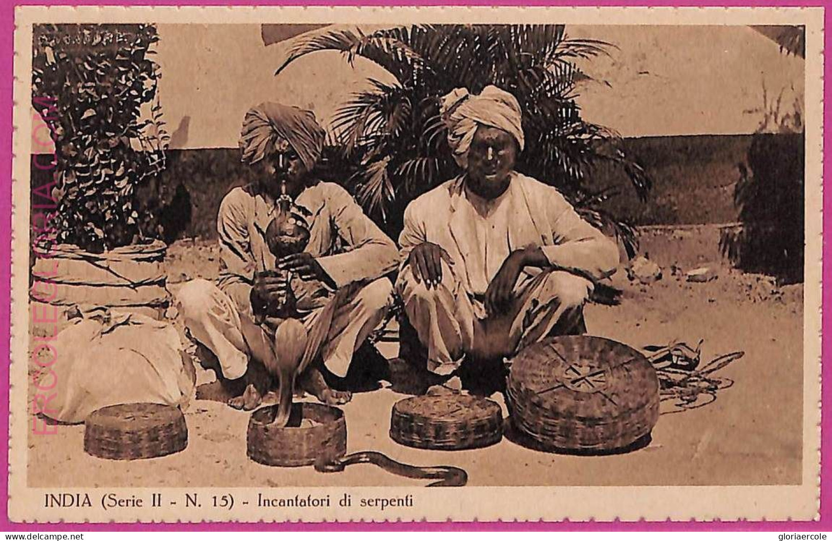 Ag3746 - INDIA - VINTAGE POSTCARD - Ethnic - Inde