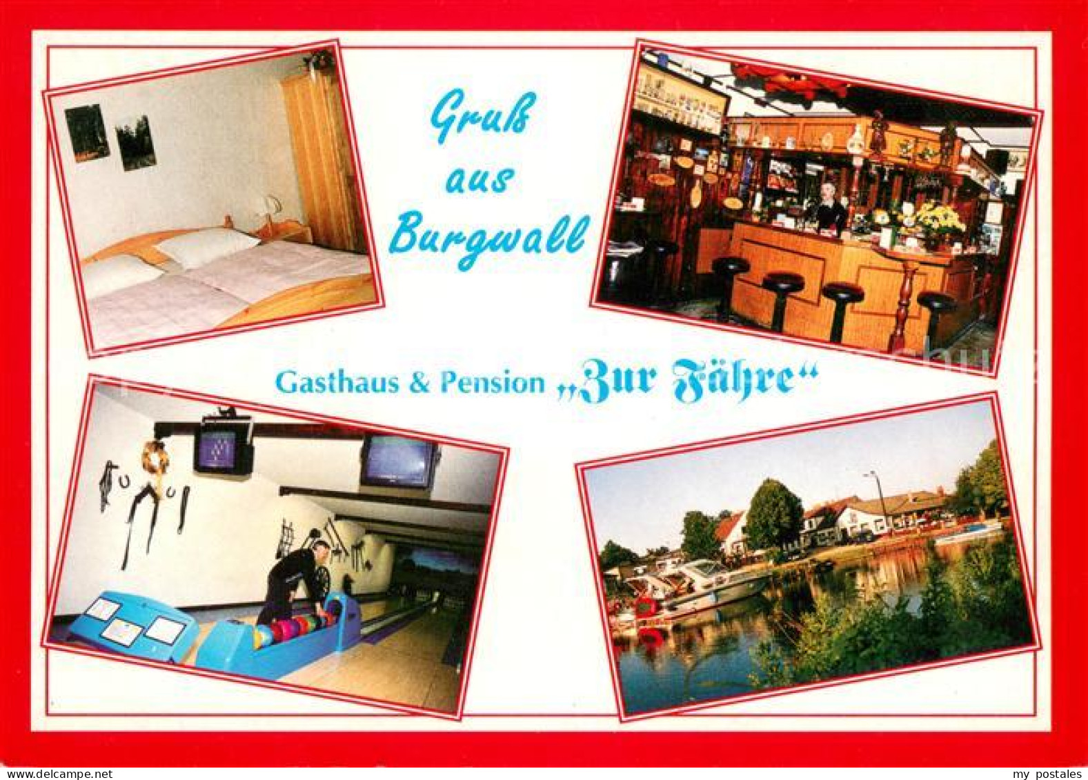 73659746 Burgwall Gasthaus Pension Zur Faehre Fremdenzimmer Kegelbahn Burgwall - Zehdenick