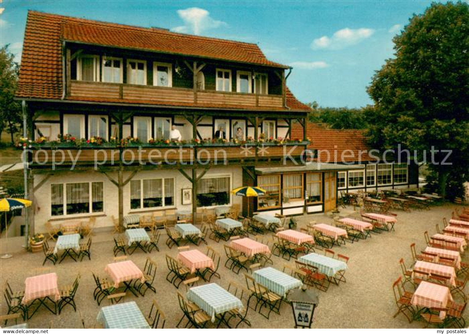 73659733 Bad Sooden-Allendorf Berggasthof Ahrenberg Gartenterrasse Bad Sooden-Al - Bad Sooden-Allendorf