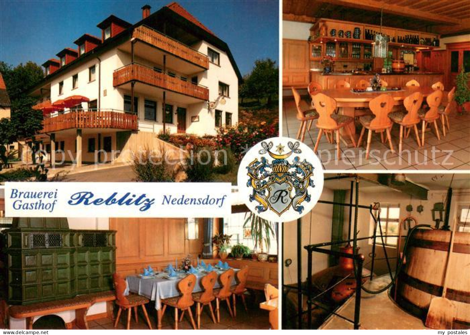 73659728 Nedensdorf Brauerei Gasthof Reblitz Restaurant Wappen Nedensdorf - Staffelstein