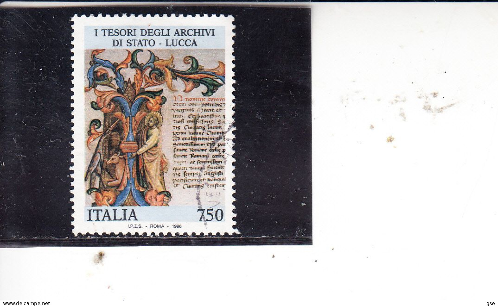 ITALIA  1996 - Sassone  2199° -  Archivio Di Stato - Lucca - Storia - 1991-00: Gebraucht